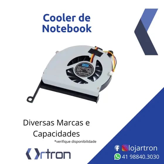 COOLER INTERNO P/ NOTEBOOK CCE/POSITIVO - OUTLET