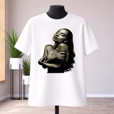Camiseta Algodão Sade Deluxe Adu Banda Jazz Soul Pop Adulto ao Plus Moda Fashion