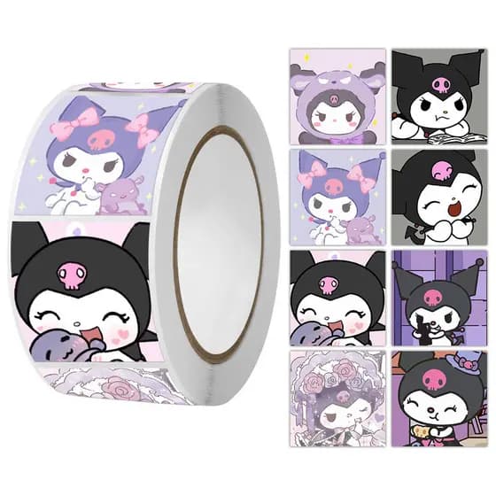 400Pcs/Rolo , Kuromi cartoon De Diário De Bricolage , Papelaria , Material De Estudo