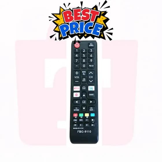 Controle Remoto Samsung led lcd 4k com teclas netflix globoplay e Primevideo COMPATÍVEL