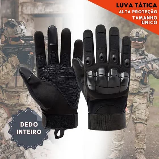Luva Tática de Combate Proteção e Conforto para Esportes Radicais Luvas de Alta Qualidade - Nybc
