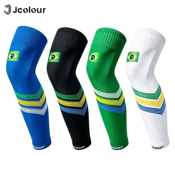 Jcolour Kit 3 Pares Copa do Mundo 2026 Meia De Proteção Para Perna Futebol Suporte