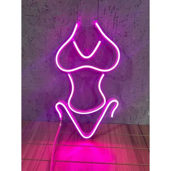 Luminaria De parede Biquini Neon Led 220/110v