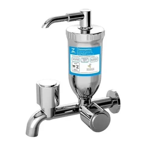 Torneira Abs Filtro Cozinha Parede Fixa Cromada - 2159 C50