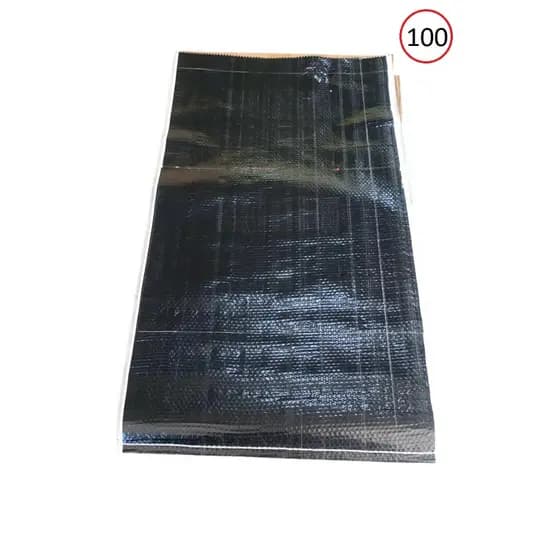 100 Sacos De Rafia Novo Virgem Estampado Encerado Resinado 70x50cm Entulho Multiuso Reforçado
