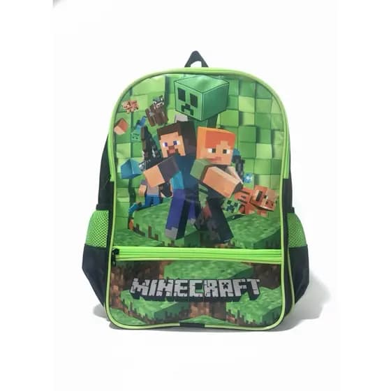 Mochila Infantil Minecraft Games Costas Escolar