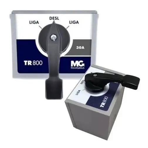 Chave Transferência Alavanca 40a Motor Ou Gerador Margirius