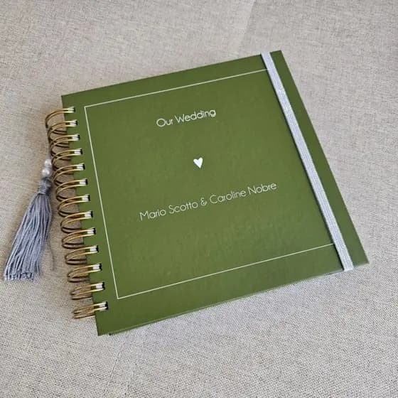 Planner Agenda da Noiva Personalizado Boho Planner de Casamento Diário da Noiva