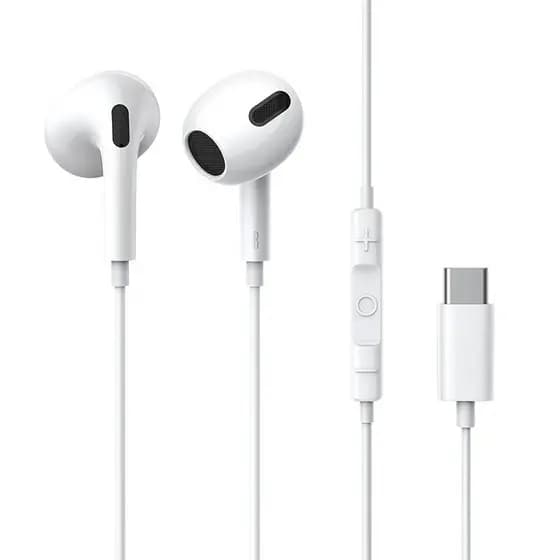 Fone Baseus Tipo C Encok C17 Para Samsung Iphone15 Cor Branco
