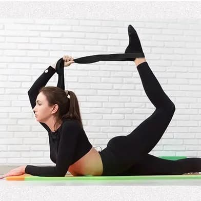 Fita de Alongamento Yoga Exercicio Para Alongamento Fisioterapia Pilates Yoga Strap Dança Balé