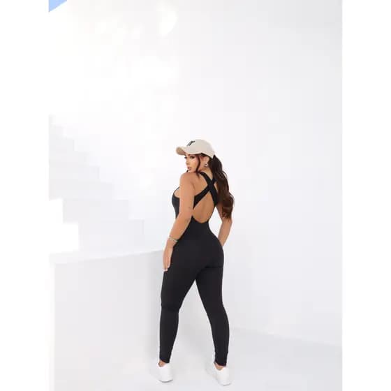 Macacão Longo Moda Fitness Academia