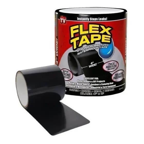 Fita de Reparo 10cm x 1,5m Flex Tape Resistente