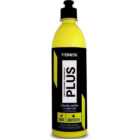 Cera Carnaúba Plus Vonixx 500ml Cera Liquida Automotiva