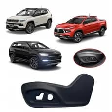 Moldura Acabamento do Banco Elétrico Dianteiro Esquerdo Jeep Compass Commander e Fiat Toro 7092420