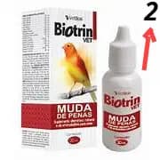 Kit 2 Biotrin Muda De Penas suplemento vitamínico mineral - 20ml Original Vetbras