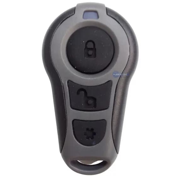 Controle Carcaça Modelo Defendertech 3 Botões Cinza e Preto