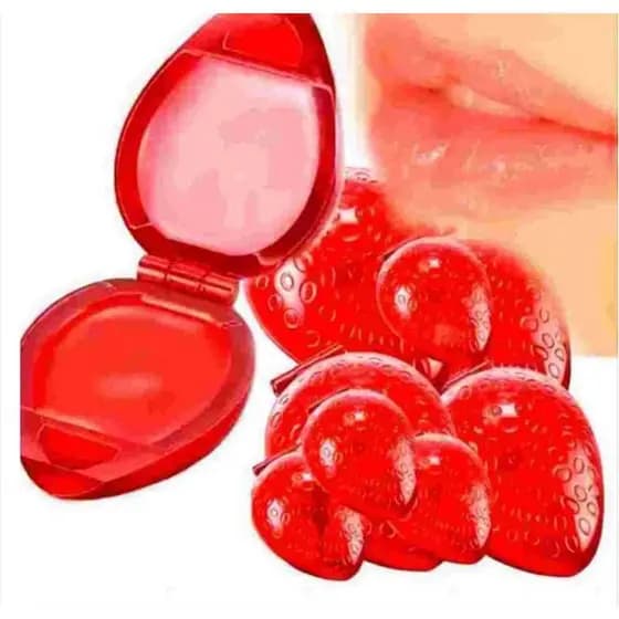 KIT 15/25/50 unidades Brilho Labial Morango Yvis Beauty Pote