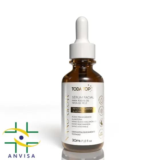 Sérum Facial 30ml | Ácido Tranexâmico, Hialurônico, Niacinamida | Clareia, Antisinais, Ressecamento,