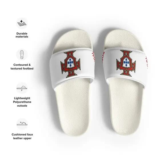 Chinelo Slide Masculino Seleção Portugal Varias Estampas