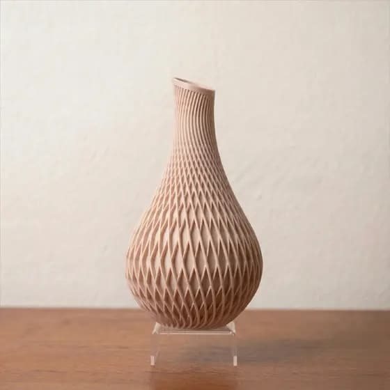 Vaso Decorativo Moderno Escultural 21cm Design Premium Minimalista Sala Mesa Centro Elegante