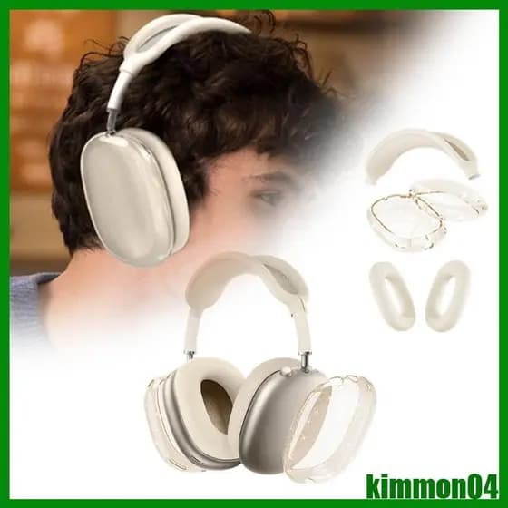 kim Capa Silicone Para Fone Ouvido, Substituição 2 Acessórios À Prova Poeira