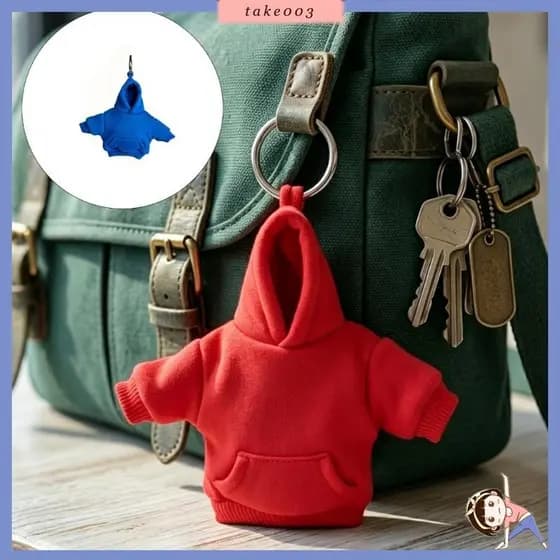 TAKE03 Chaveiro Colorido Forma Moletom Para Aliviar O Estresse Anel Metal Prático E Criati