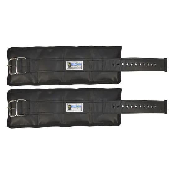Par Caneleira Tornozeleira Peso 2kg Profissional com Fivela Academia Exercicio Fisioterapia Musculação Bozzoni