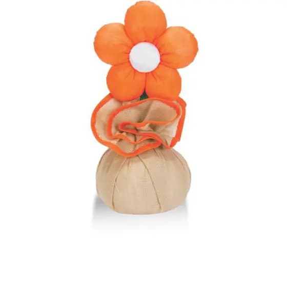 Peso Porta em Tnt Formato de Flor Laranja Aparador Para Porta
