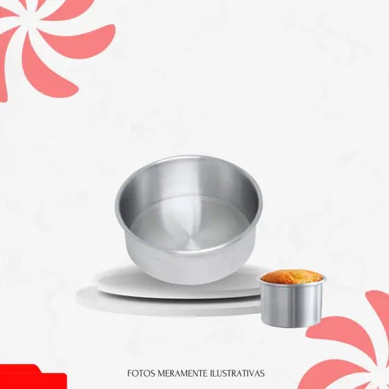 Forma Redonda Para Bolos - 10x5