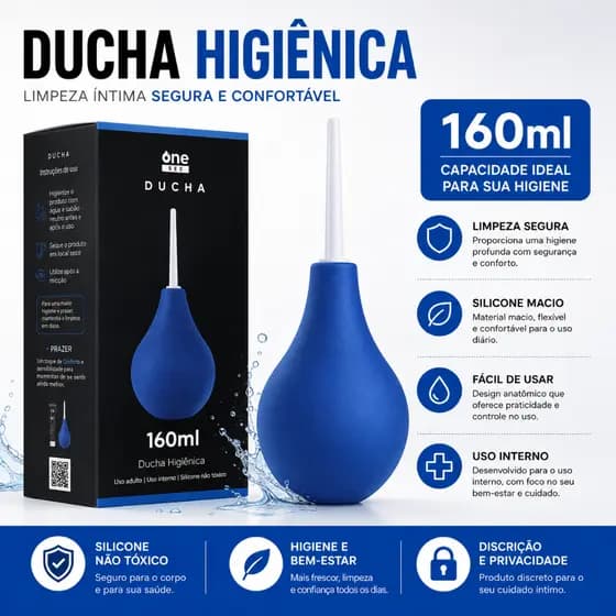 Ducha Higiênica Unissex 160 ml
