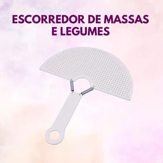 Escorredor de Arroz e Massas Escoa Bem
