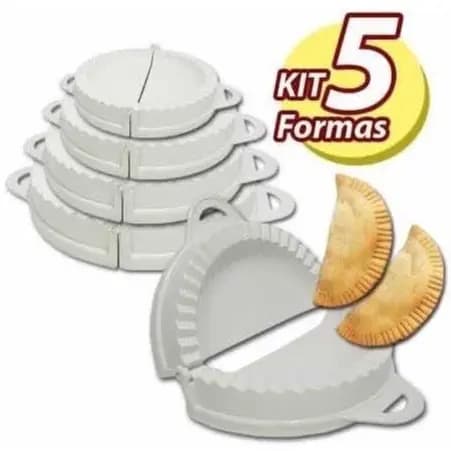 Kit Fecha Pastel/Fogazza/Risole 5 Formas De Tam Diferentes