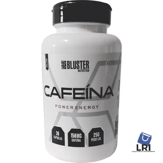 Cafeína em cápsulas 150mg - Bluster Nutrition
