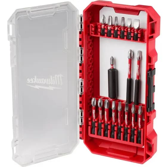 Kit de Bit de Impacto Shockwave MILWAUKEE 48-32-4403 com 18 Peças