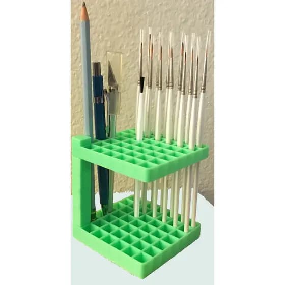 Organizador Suporte Cubo para Pincel Pintura Caneta Lápis Arte