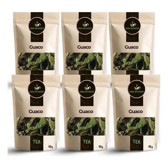 Leve 6 Pacotes Chá Guaco Folhas Sem Corantes Uso Tradicional como Chá