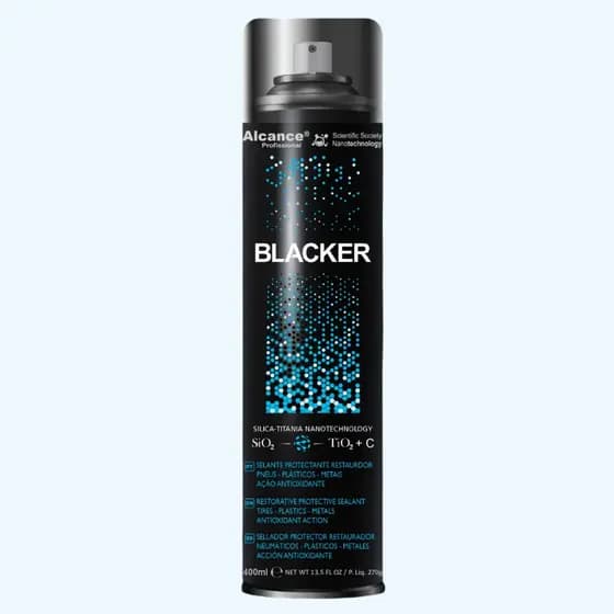 Blacker Selante Para Pneus, Plásticos e Metais 400ml - Alcance Profissional