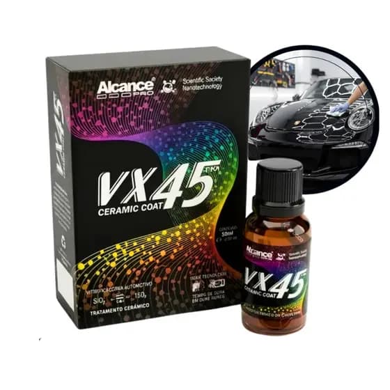 VX45 Vitrificador Ceramic Coat 9H 20ml Para Pintura Automotiva Alcance