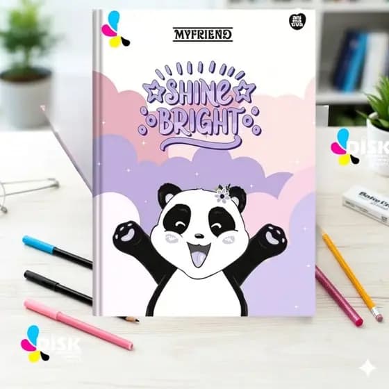 CADERNO BROCHURA UNIVERSITÁRIO GRANDE CAPA DURA C/ 80 FOLHAS