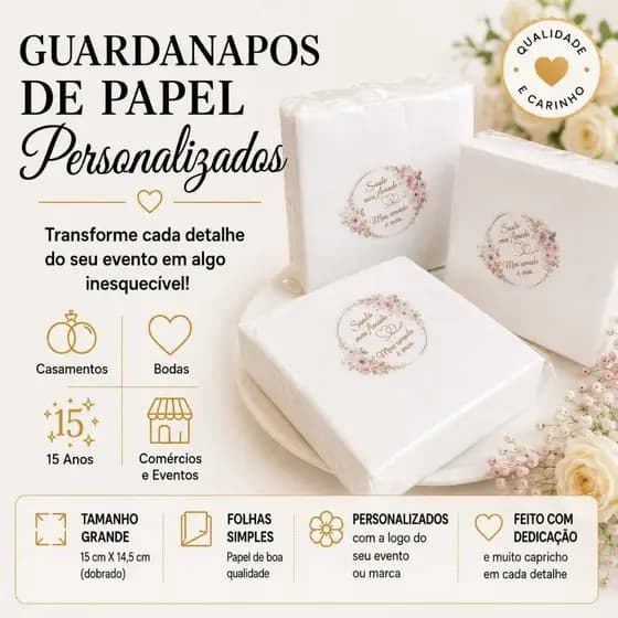 Guardanapos de papel personalizado folhas simples 29cmX29cm Grandes quantidades