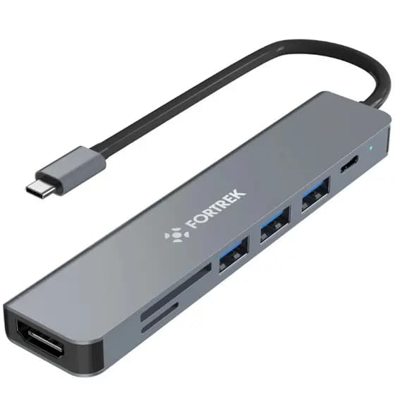 Hub USB-C 7 Portas Fortrek DC75