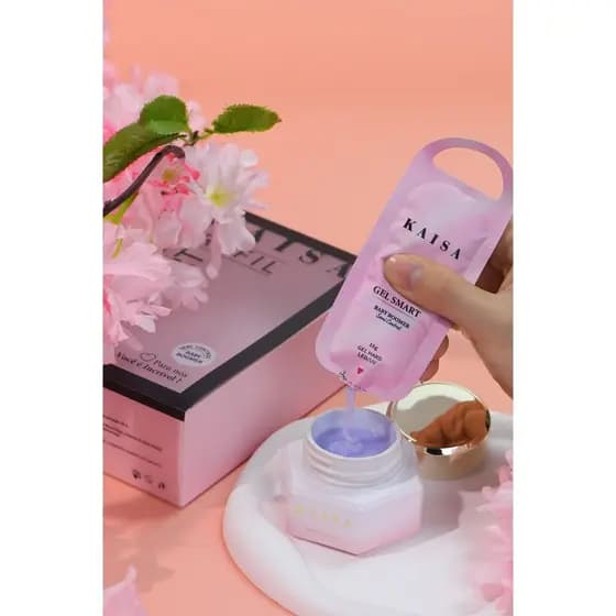 Sachê Refil Gel Smart Kaisa 16g Semi Control para Construção de Unhas Acrigel