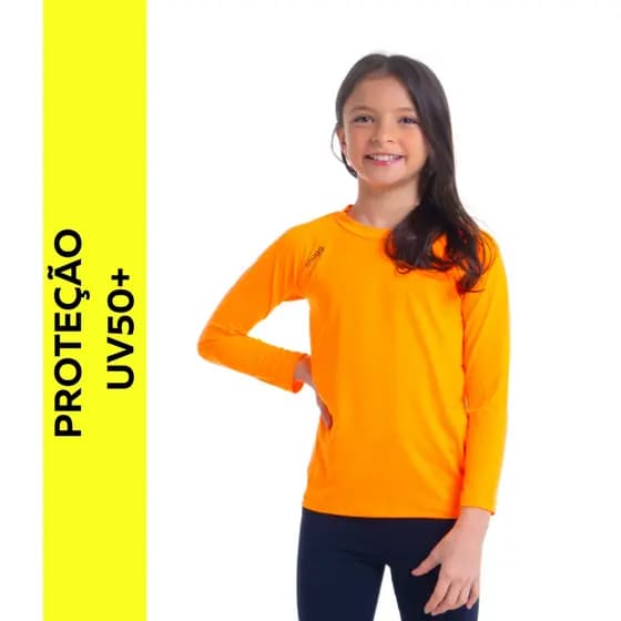 Camiseta Infantil Proteção Solar UV50 Unissex Snugg Proteção