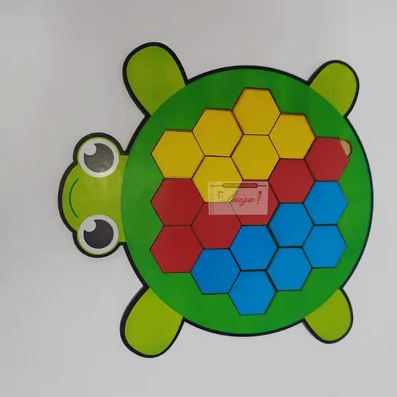 Sequência de Cores Tartaruga, Brinquedo pedagógico Educativo