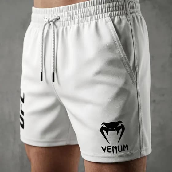 Short Tactel Premium Masculino Estilo Venum + Ultimate Fighting Championship Conforto Máximo