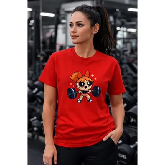 Camiseta Meninas Super Poderosas Oversized 100% Algodão Streetwear Academia Florzinha Docinho