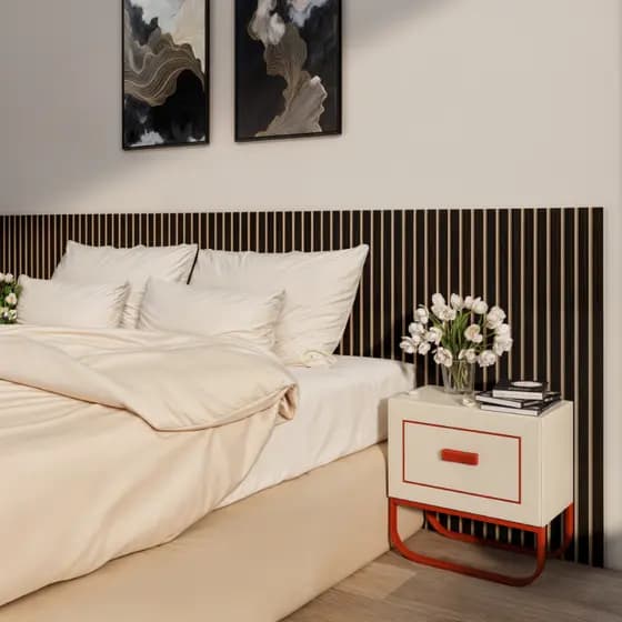 Kit 30 Peças Cabeceira Painel Ripado MDF Para Cama Box Casal Queen King Vários Modelos - Envio 24hrs