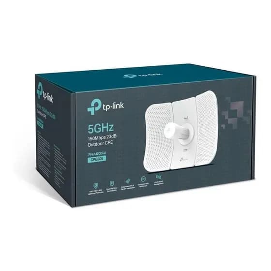 TP-Link, antena de ponto de acesso externo 5ghz/23dbi, Cpe605