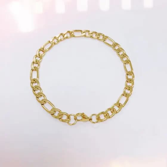 Pulseira Aço/Pulseira de Aço Inoxidável/Pulseira Dourado/Pulseira Masculino/Pulseira 3x1