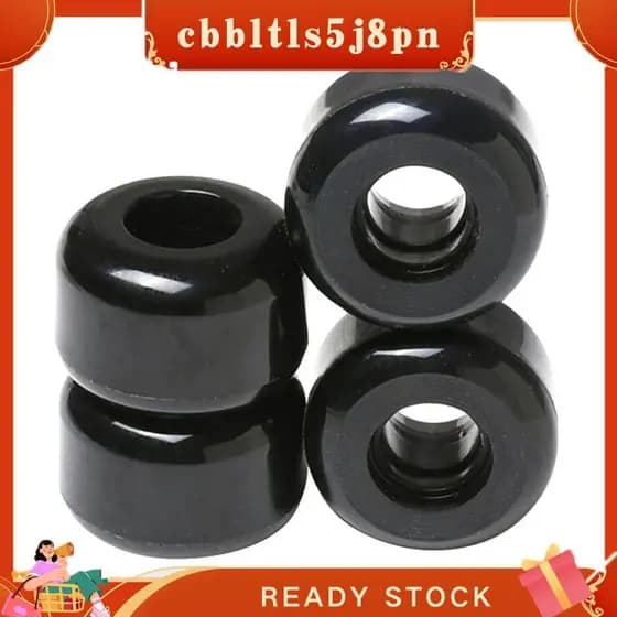 cbbltls5j8pn 4 Pçs/Set Skate Longboard Roda 54mm X 36mm 82A Stunt Skates Downspeed PU Wheel , Preto